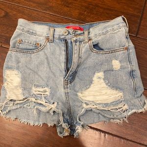 Caffeine Ripped Shorts Size Small